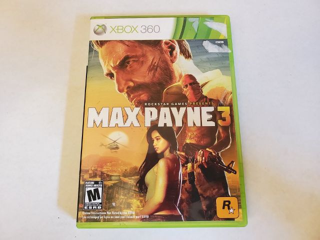 Microsoft Xbox 360 Max Payne 3 video game