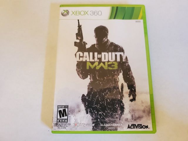 Microsoft Xbox 360 Call of Duty MW3 video game