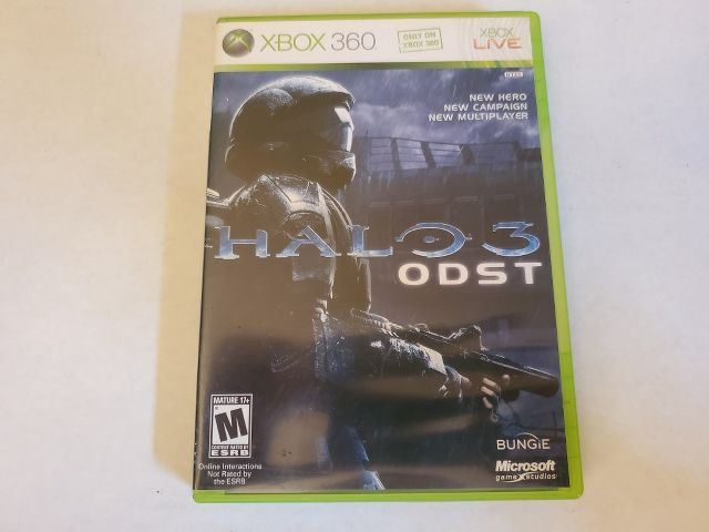 Microsoft Xbox 360 Halo 3 ODST video game