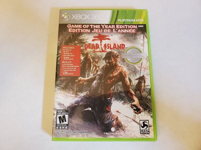 Microsoft Xbox 360 Dead Island Game of the year edition Platinum Hits video game