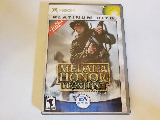 Microsoft Xbox Medal of Honor Frontline Platinum Hits video game