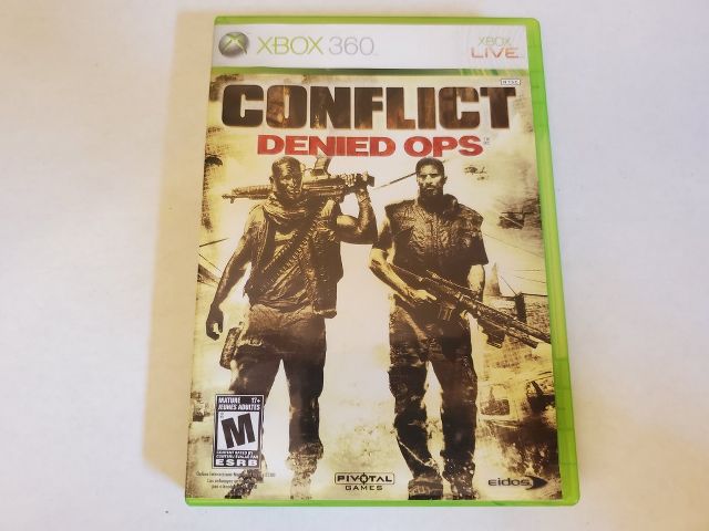 Microsoft Xbox 360 Conflict Denied Ops video game