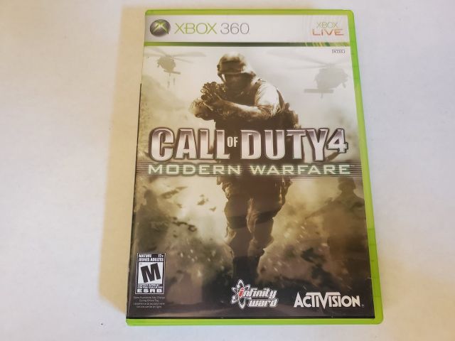 Microsoft Xbox 360 Call of Duty 4  Modern Warfare video game