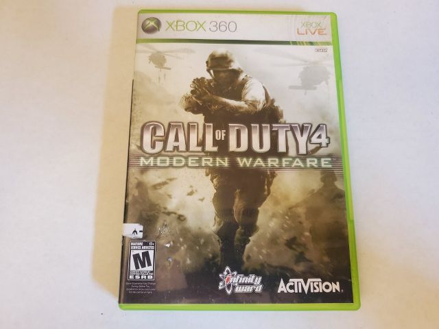 Microsoft Xbox 360 Call of Duty 4  Modern Warfare video game