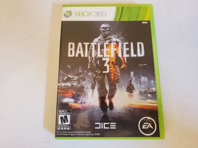 Microsoft Xbox 360 Battlefield 3 video game