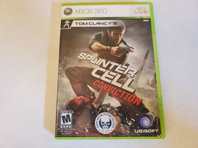 Microsoft Xbox 360 Splinter Cell Conviction video game