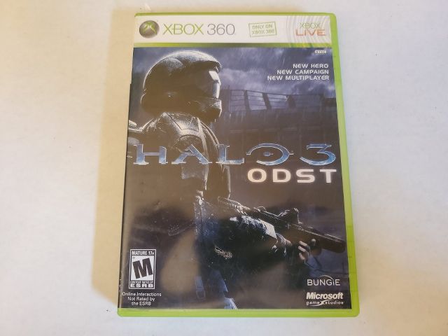 Microsoft Xbox 360 Halo 3 ODST video game