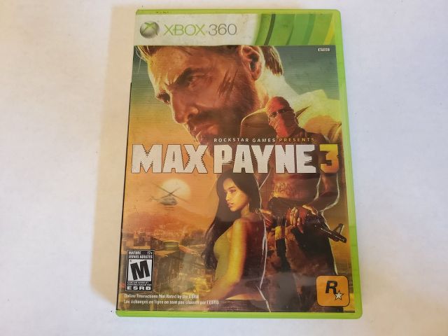 Microsoft Xbox 360 Max Payne 3 video game