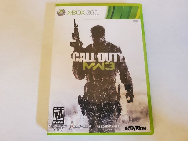 Microsoft Xbox 360 Call of Duty MW3 video game