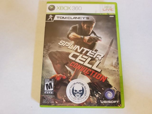 Microsoft Xbox 360 Splinter Cell Conviction video game