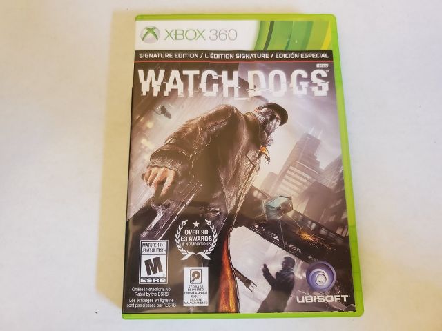 Microsoft Xbox 360 Watch Dogs Signature Edition video game