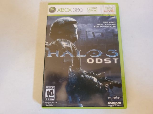 Microsoft Xbox 360 Halo 3 ODST video game