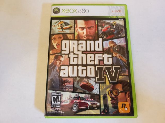 Microsoft Xbox 360 Grand Theft Auto IV video game