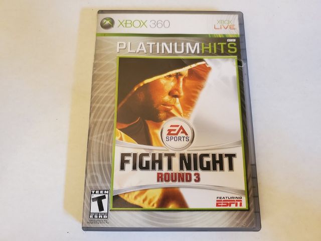 Microsoft Xbox 360 Fight Night Round 3 Platinum Hits video game