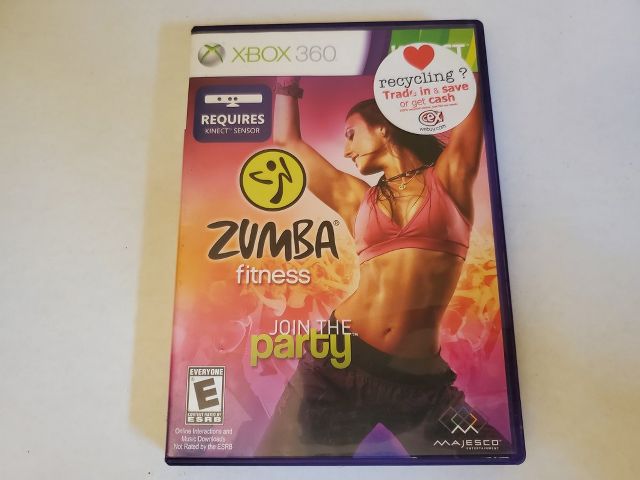 Microsoft Xbox 360 Zumba Fitness Join the Party video game