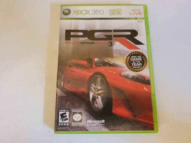 Microsoft Xbox 360 Project Gotham Racing 3 video game
