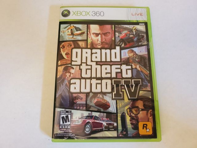 Microsoft Xbox 360 Grand Theft Auto IV video game