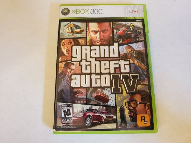 Microsoft Xbox 360 Grand Theft Auto IV video game