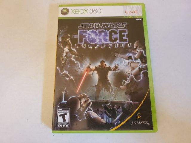 Microsoft Xbox 360 Star Wars The Force Unleashed video game
