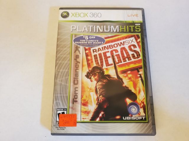 Microsoft Xbox 360 Rainbow Six Vegas Platinum Hits video game