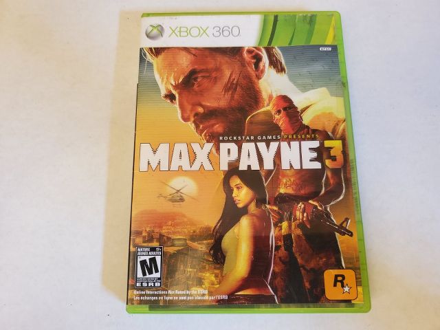 Microsoft Xbox 360 Max Payne 3 video game