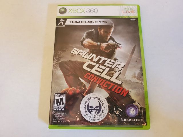 Microsoft Xbox 360 Splinter Cell Conviction video game