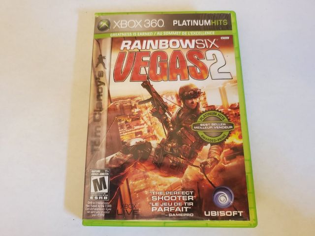 Microsoft Xbox 360 Rainbow Six Vegas 2 Platinum Hits video game
