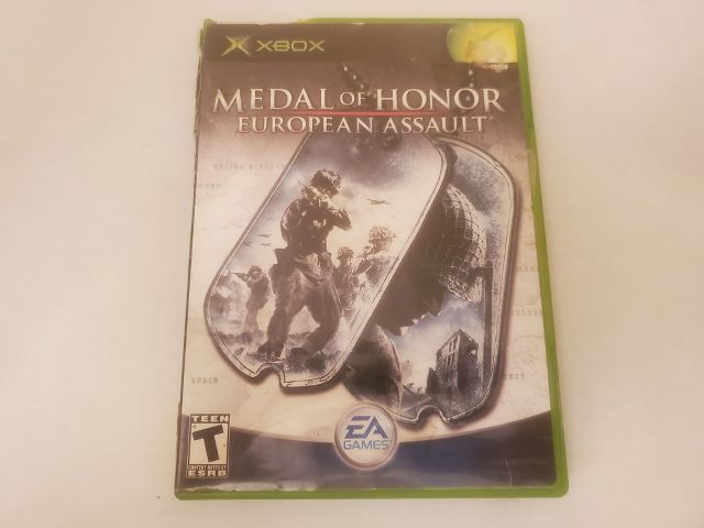 Microsoft Xbox Medal of Honor European Assault video game