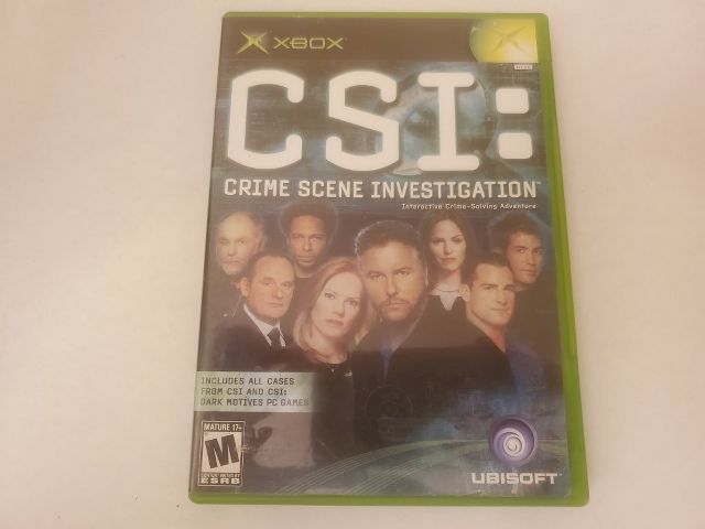 Microsoft Xbox Crime Scene Investigation video game