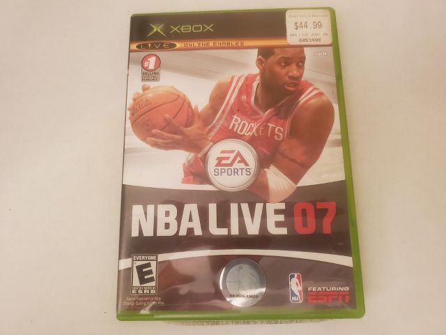 Microsoft Xbox NBA Live 07 video game