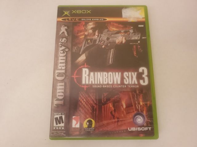 Microsoft Xbox Rainbow Six 3 video game