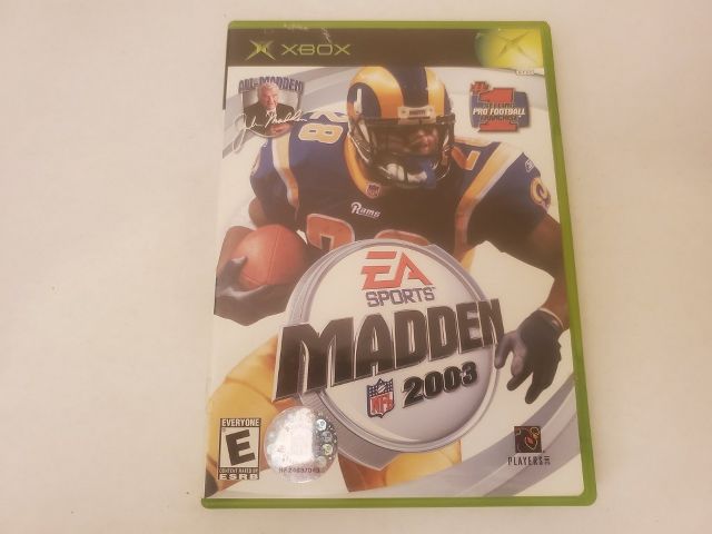 Microsoft Xbox Madden 2003 video game