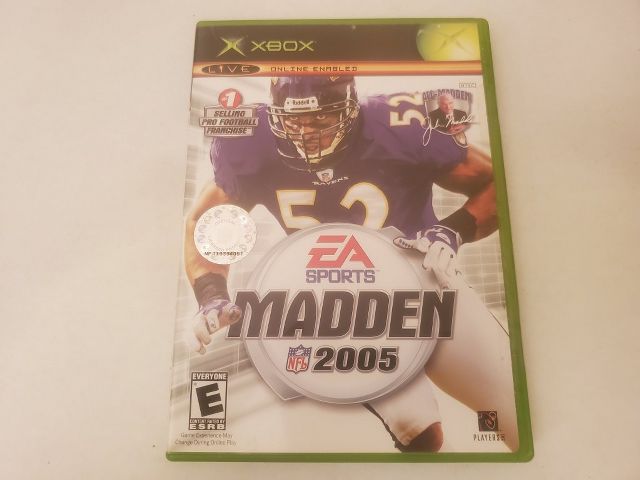 Microsoft Xbox Madden 2005 video game