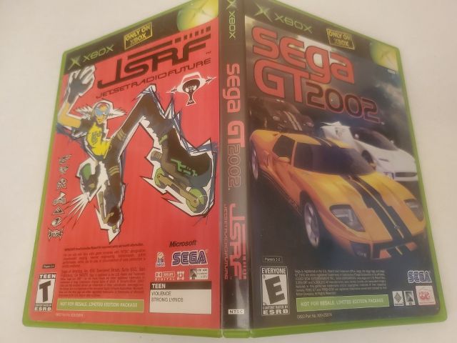 Microsoft Xbox JSRF Sega GT 2002 video game