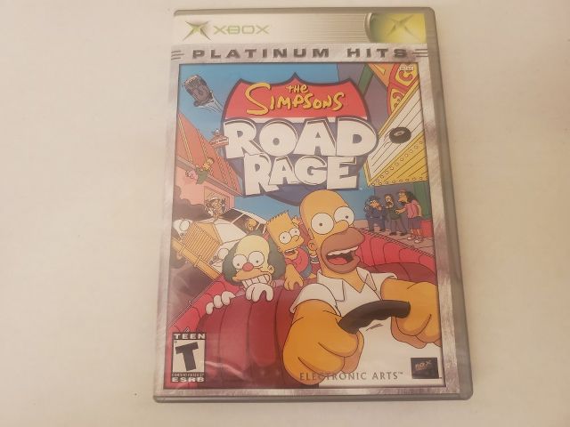 Microsoft Xbox The Simpsons Road Rage Platinum Hits video game