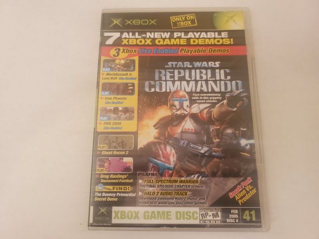 Microsoft Xbox Xbox Game Disc Feb 2005 Disc 41 video game