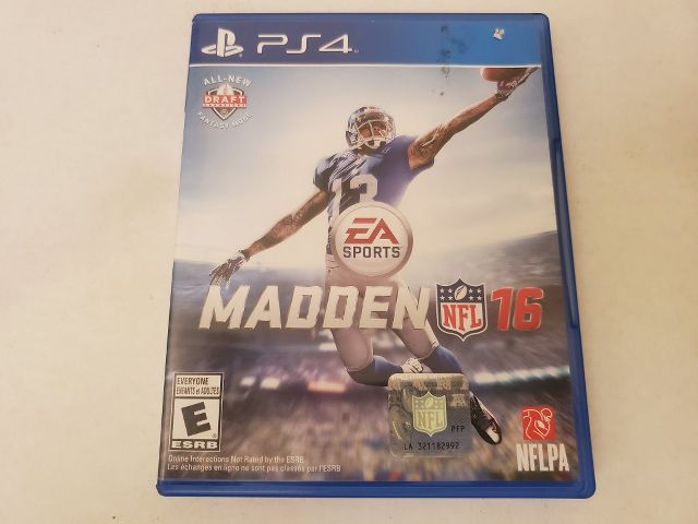 Sony Playstation 4 Madden 16 video game
