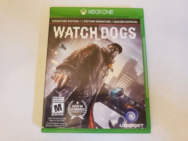 Microsoft Xbox One Watch Dogs Signature Edition video game