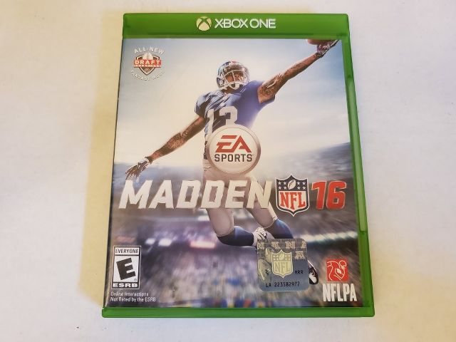 Microsoft Xbox One Madden 16 video game
