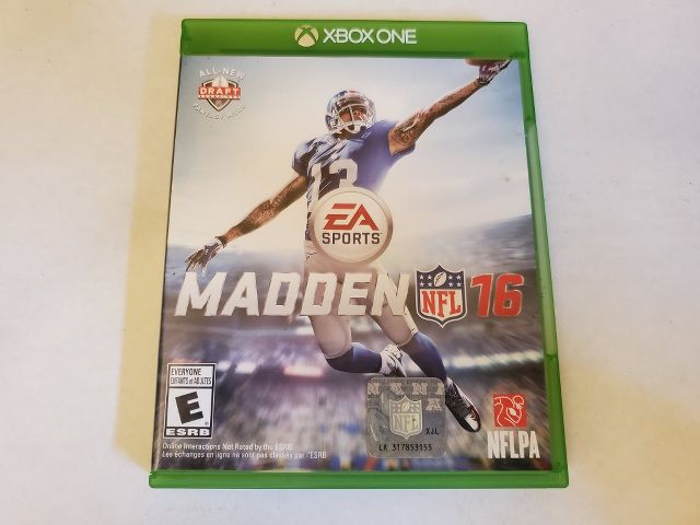 Microsoft Xbox One Madden 16 video game