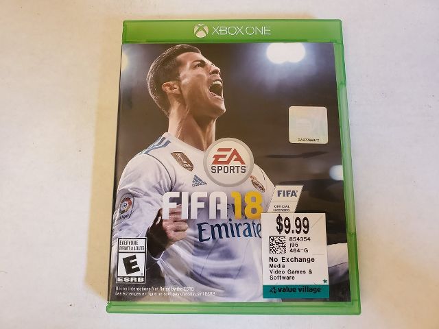 Microsoft Xbox One FIFA 18 video game