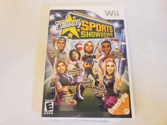 Nintendo Wii Celebrity Sports Showdown video game