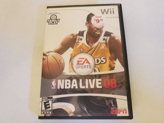 Nintendo Wii NBA Live 08 video game