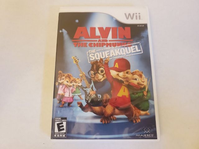 Nintendo Wii Alvin and the Chipmunks The Squeakquel video game