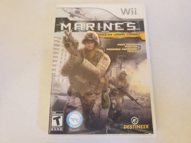 Nintendo Wii Marines Modern Urban Combat video game