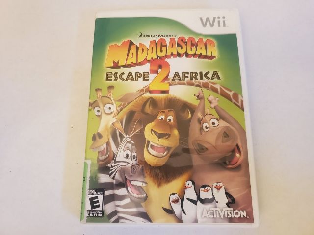 Nintendo Wii Madagascar 2 Escape Africa video game