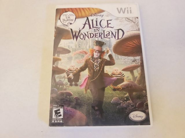 Nintendo Wii Alice in Wonderland video game