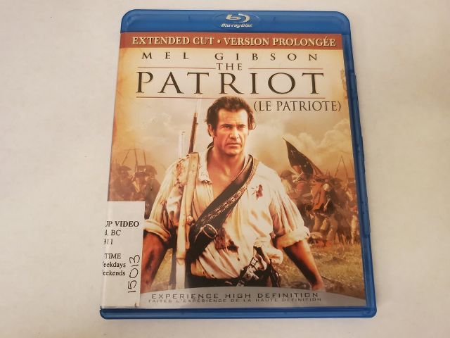 Blu-Ray The Patriot video game