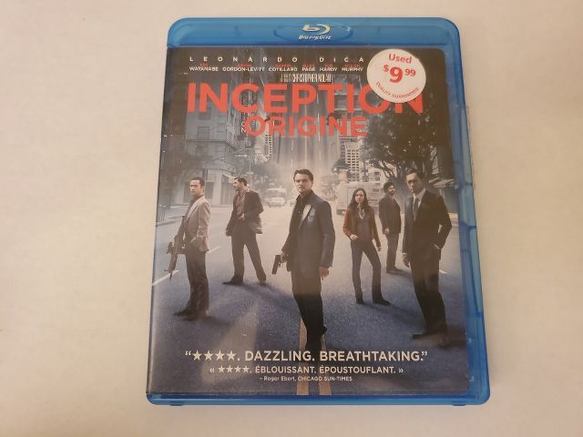Blu-Ray Inception Origine video game