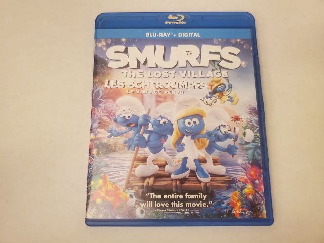 Blu-Ray Smurfs The Lost Village video game